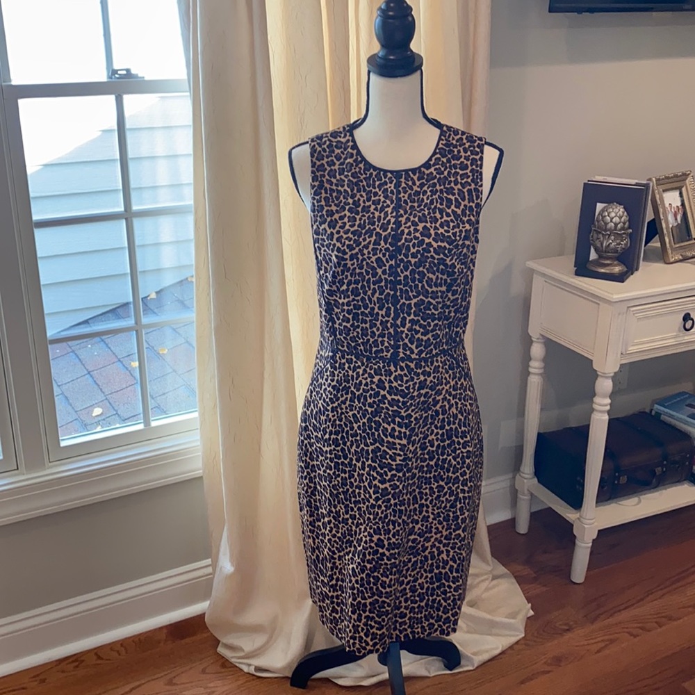 JCrew leopard print dress -